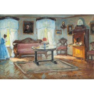 Bronisława Rychter-Janowska (1868 Kraków - 1953 tamże), W salonie