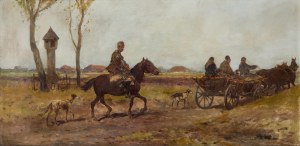 Adam Setkowicz (1875 Kraków - 1945 tamże), W drodze na targ