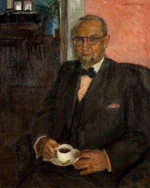 Aleksander Lech Kłopotowski (1895 Warszawa-?), Portret Władysława Szabrańskiego z Bełchatowa (1880-1943) , 1940 r.