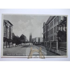 Rybnik, ulica Georinga, 1940