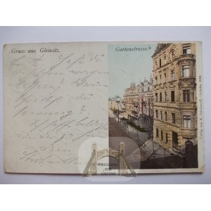 Gliwice, Gleiwitz, Garden Street, 1899