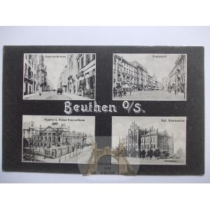 Bytom, Beuthen, 4 widoki, 1910