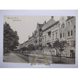 Bytom, Beuthen, Garden Street, 1908