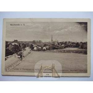 Beuthen (Bytom), Beuthen, Panorama, Straßenbahn, ca. 1930