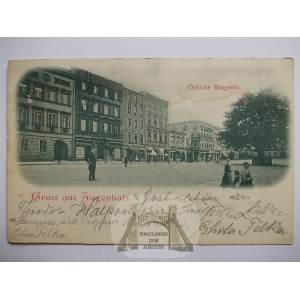 Głuchołazy, Ziegenhals, Marktplatz, Ostseite, 1898