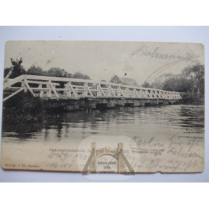 Krapkowice, Krappitz, bridge flood 1903