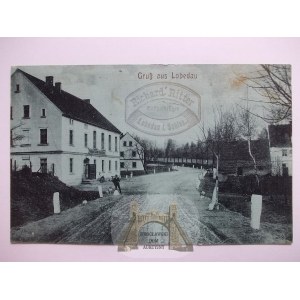 Lubiatów bei Grodków, Straße, um 1908