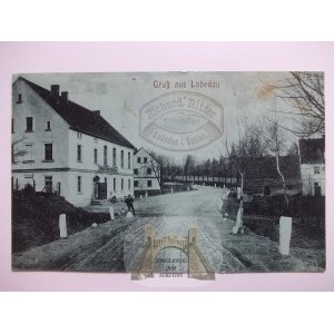 Lubiatów k. Grodków, ulica, ok. 1908