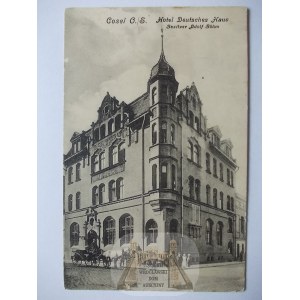 Kozle, Cosel, Hotel Deutsches Haus, 1915