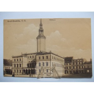 Strzelce Opolskie, Groß Strehlitz, Rathaus, ca. 1914