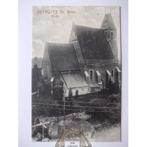 Sobocisko, Zottwitz near Olawa, church, ca. 1910