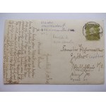 Kowalów, Hermsdorf, k. Strzelin, gospoda, prywatna kartka, 1932