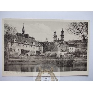 Lubiąż, Leubus, k. Środa Śląska, klasztor, browar, ok. 1938