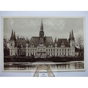 Brzeg Dolny, Dyhernfurth, pałac, 1940
