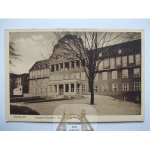 Wrocław, Breslau, Szpital, ul. Poniatowskiego, 1942
