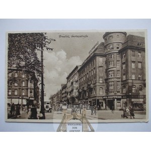 Wrocław, Breslau, Piłsudskiego-Straße, ca. 1925