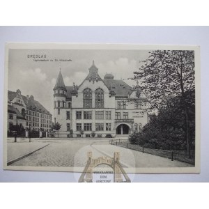 Wrocław, Breslau, Gimnazjum św. Elżbiety, Trenkler, ok. 1906