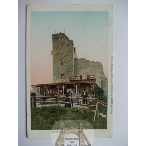 Boguszów Gorce, Chełmiec, szczyt, błyszczące okienka, 1908