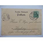 Złoty Stok, Reichenstein, Złoty Jar, litografia, 1901