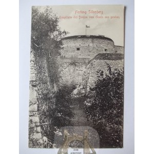Srebrna Góra, Silberberg, Donżon od strony murów, 1909