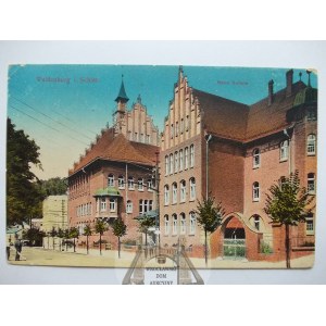 Wałbrzych, Waldenburg, Szkoła, 1919