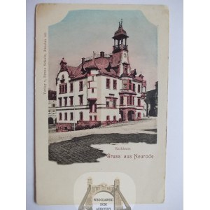 Nowa Ruda, Neurode, Rathaus, ca. 1900