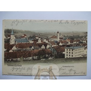 Świerzawa, Schonau Katzbach, panorama, 1900