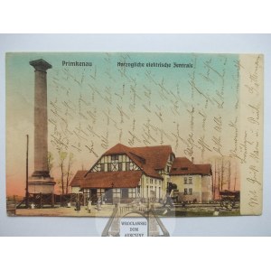 Przemków, Primkenau, elektrownia, 1913