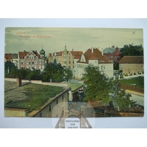 Jawor, Jauer, Bank Rzeszy, ulica, 1912