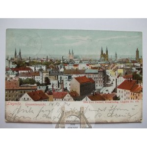 Legnica, Liegnitz, panorama, 1904