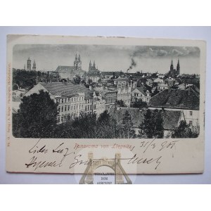 Legnica, Liegnitz, panorama, 1901