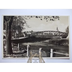 Leśna, Marklissa, Nad Kwisą, most, ok. 1930