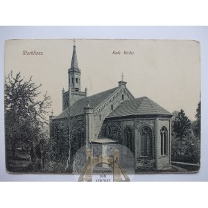 Leśna, Marklissa, kościół katolicki, ok. 1914
