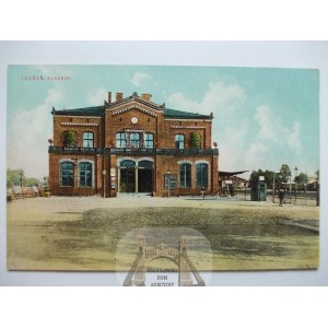 Lubań, Lauban, dworzec, ok. 1910