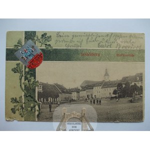 Zawidów, Seidenberg, Rynek, herb, secesja, 1902