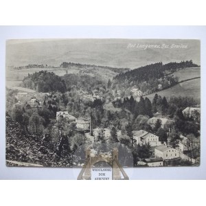 Długopole Zdrój, Bad Langenau, panorama, 1910