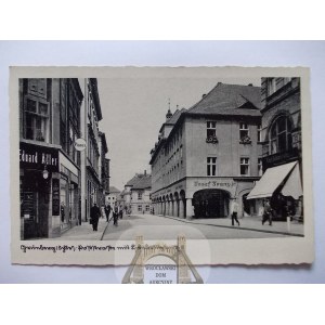 Zielona Góra, Grunberg, Poststrasse, ok. 1940