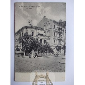 Gorzów Wielkopolski, Landsberg a. W., Kawiarnia Hinze, 1911