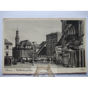 Żary, Sorau, Wilhelmpplatz, ca. 1935