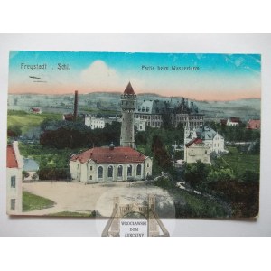 Kożuchów, Freystadt, wieża cićnień, 1922