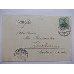 Poznań, Posen, Pochód przy Bramie Berlińskiej, 1902