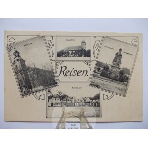 Rydzyna Reisen k. Leszno, 4 widoki, 1916