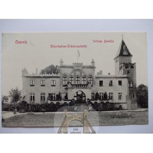 Oborniki Wielkopolskie, Schloss Bąblin, um 1910