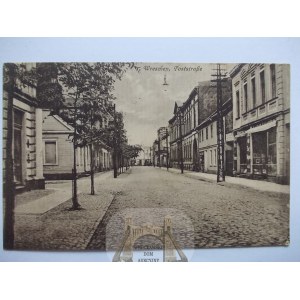 Września, Wreschen, Pocztowa Street, ca. 1912