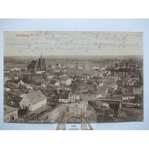Brodnica, Strassburg, panorama, 1916