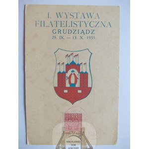 Grudziadz, Graudenz, philatelic exhibition 1935