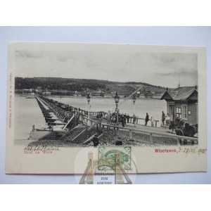 Włocławek, most na Wiśle, 1905