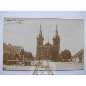 Raciąż, church, photo, ca. 1915