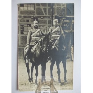 Bydgoszcz, Bromberg, prusacy na koniach, koszary 1907