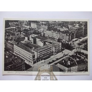 Szczecin, Stettin, Ufa Palast, ujęcie lotnicze, ok. 1938